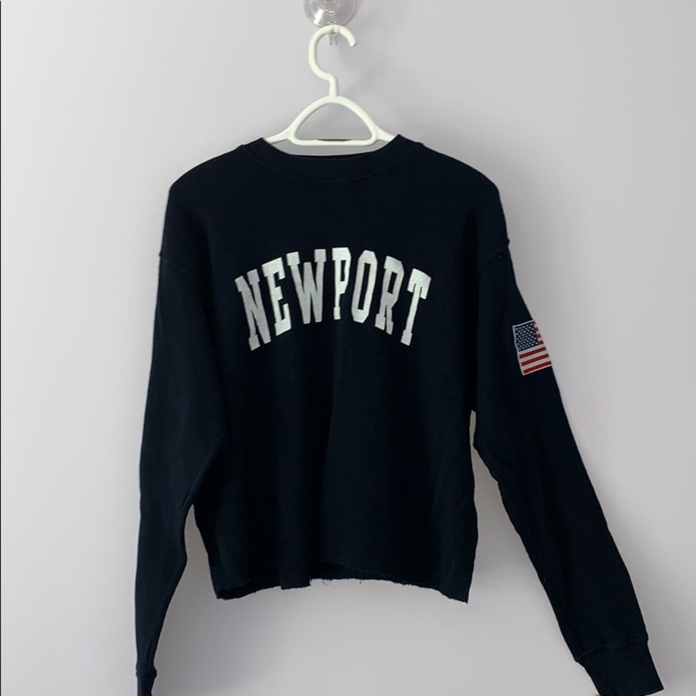 Brandy Melville Laila Thermal Sleeve Top